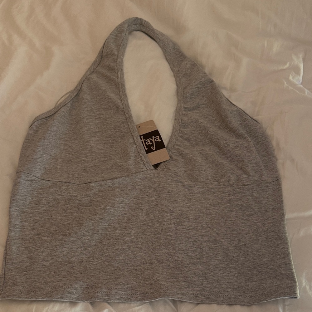 Pitaya Gray Halter Top